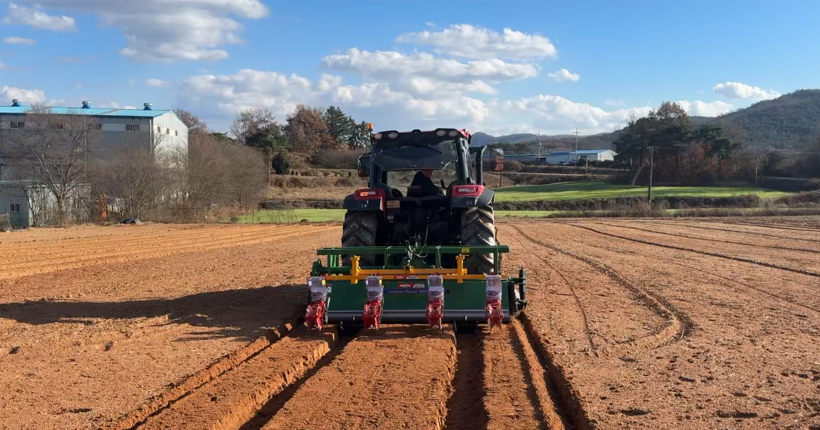 WeCan seeder in the field