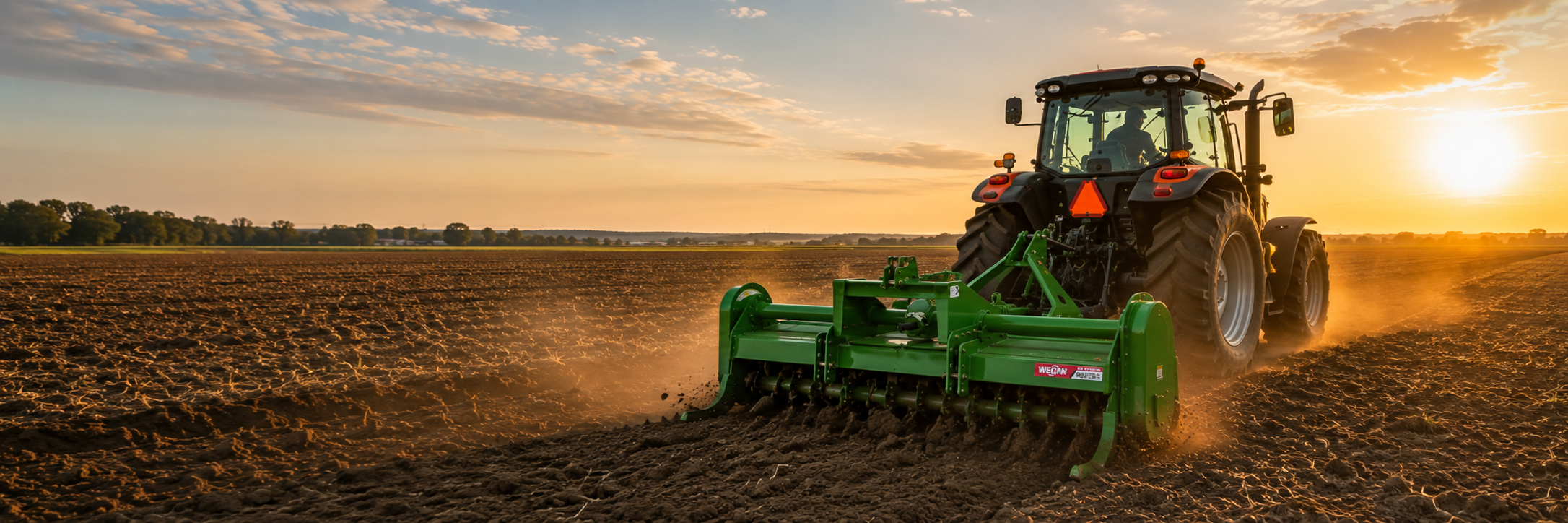 WeCan deep plowing rotavator breaking hard subsoil