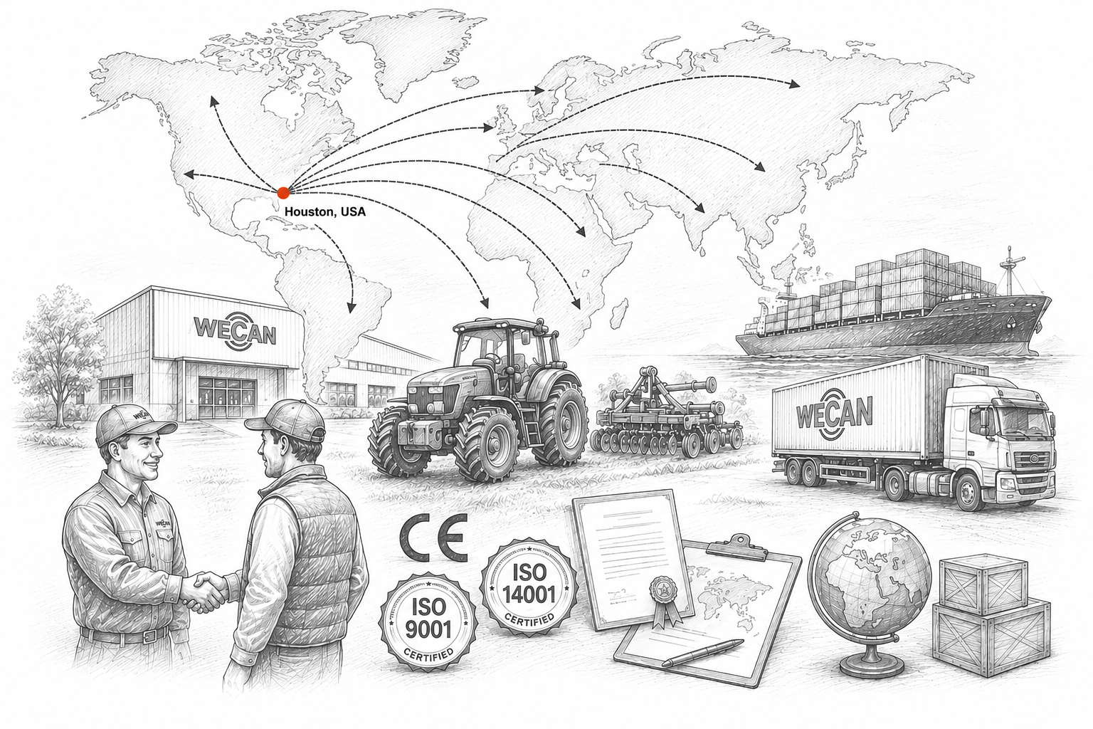 WeCan Global America — global manufacturing, export, and Americas dealer network