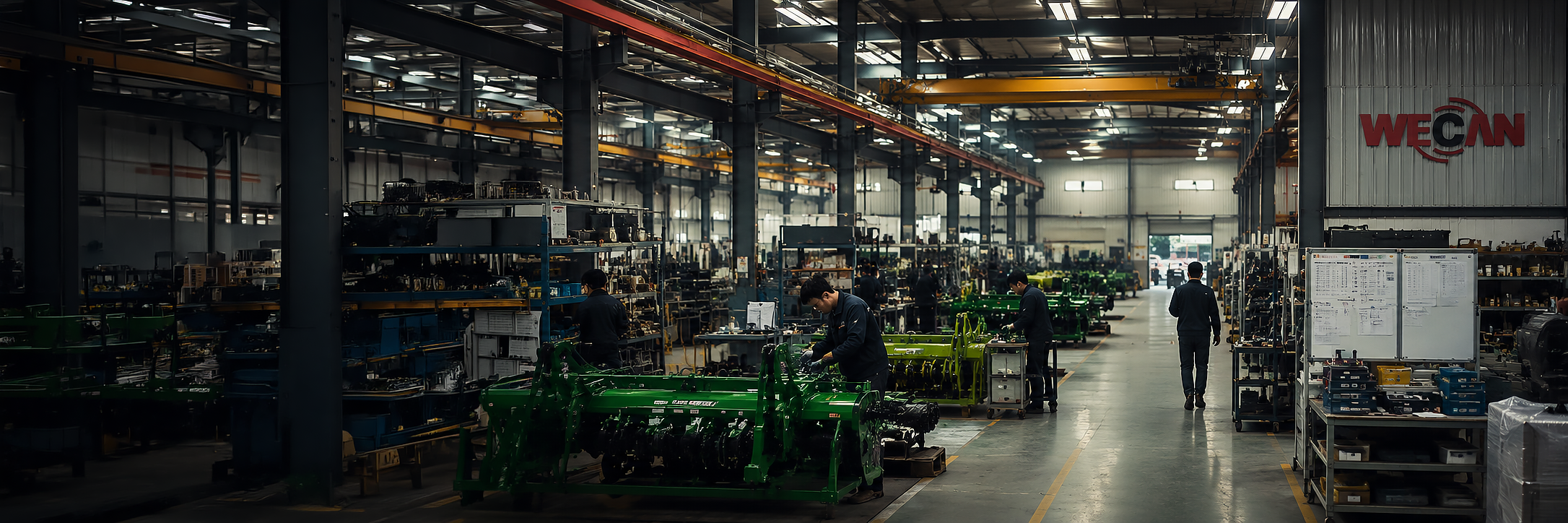 WeCan Global America — Korean-built implements at the WECAN GLOBAL factory