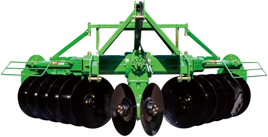Field prepared by deep tillage