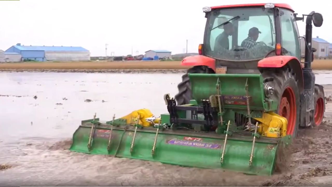 WeCan rotavator working in the field